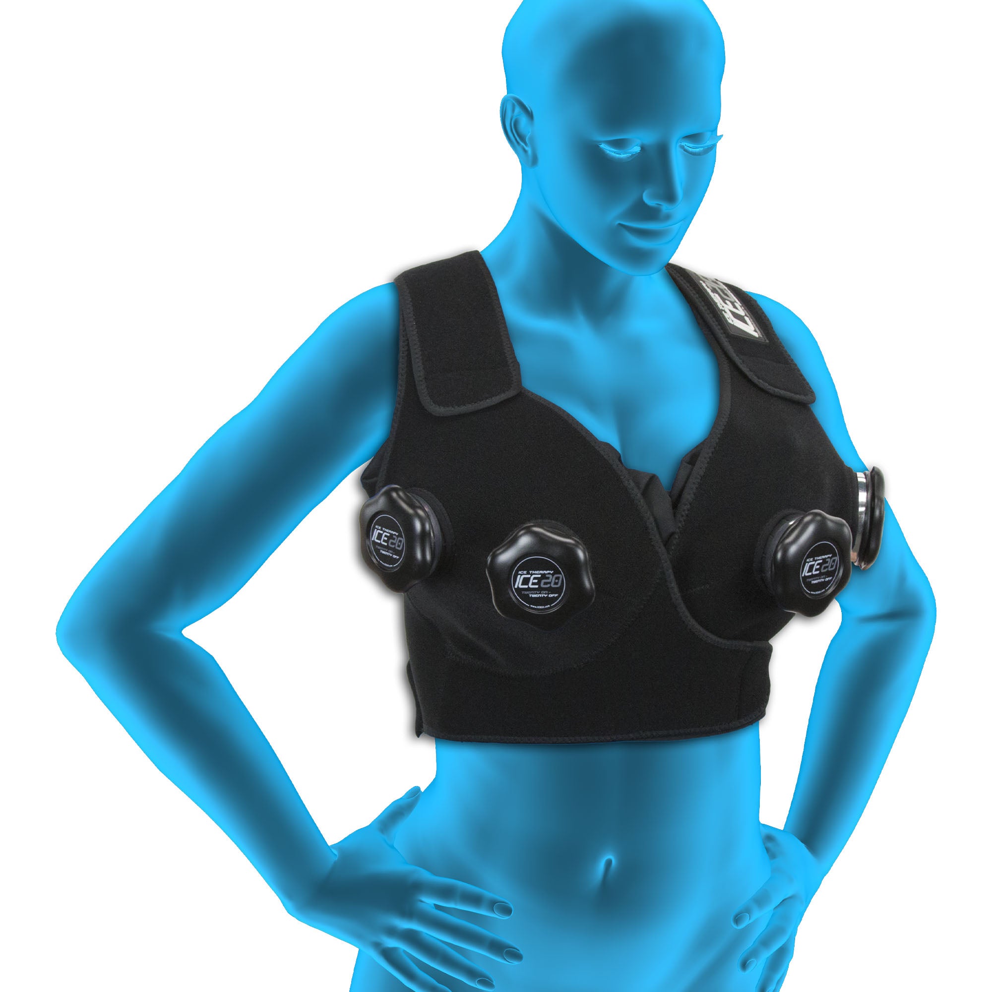 Double Breast Compression Wrap